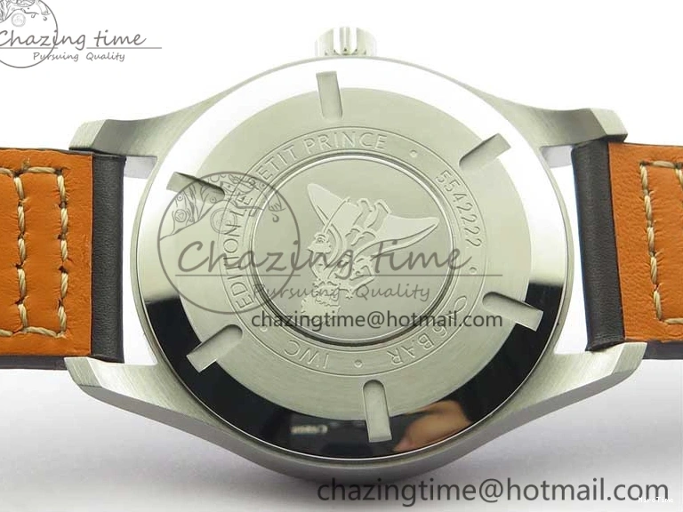 MIROTIME 0513 MARK XVIII Le Petit Prince IW327004 SS FKF 1:1 Best Edition Blue Dial On Brown Leather Strap Trendsetting 7117